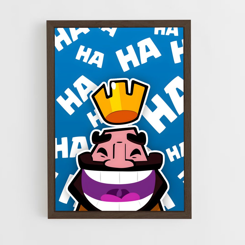 Poster Le Roi des Cartons – affiche Clash royale (vue 5)